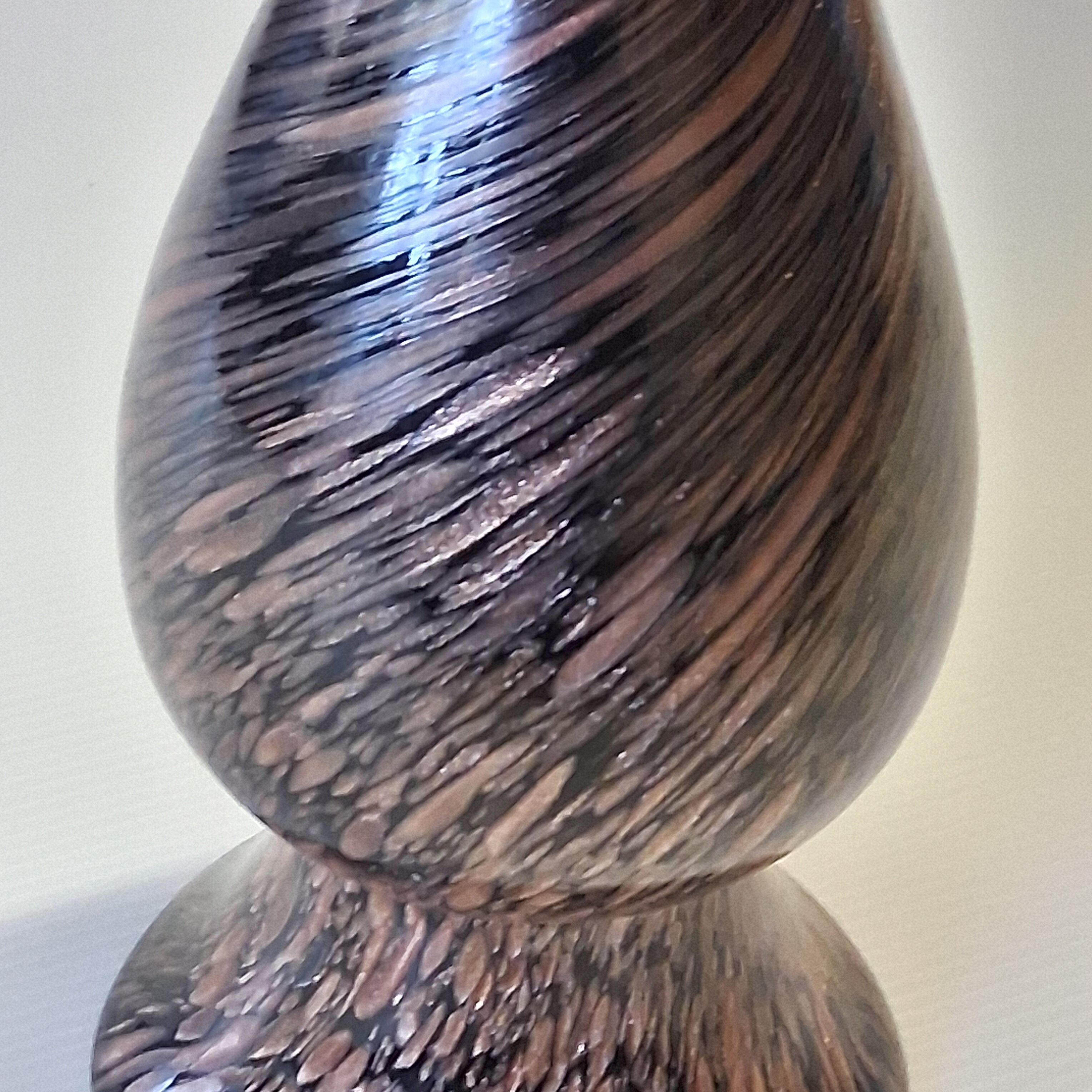 Black/brown vintage vase in very good condition.