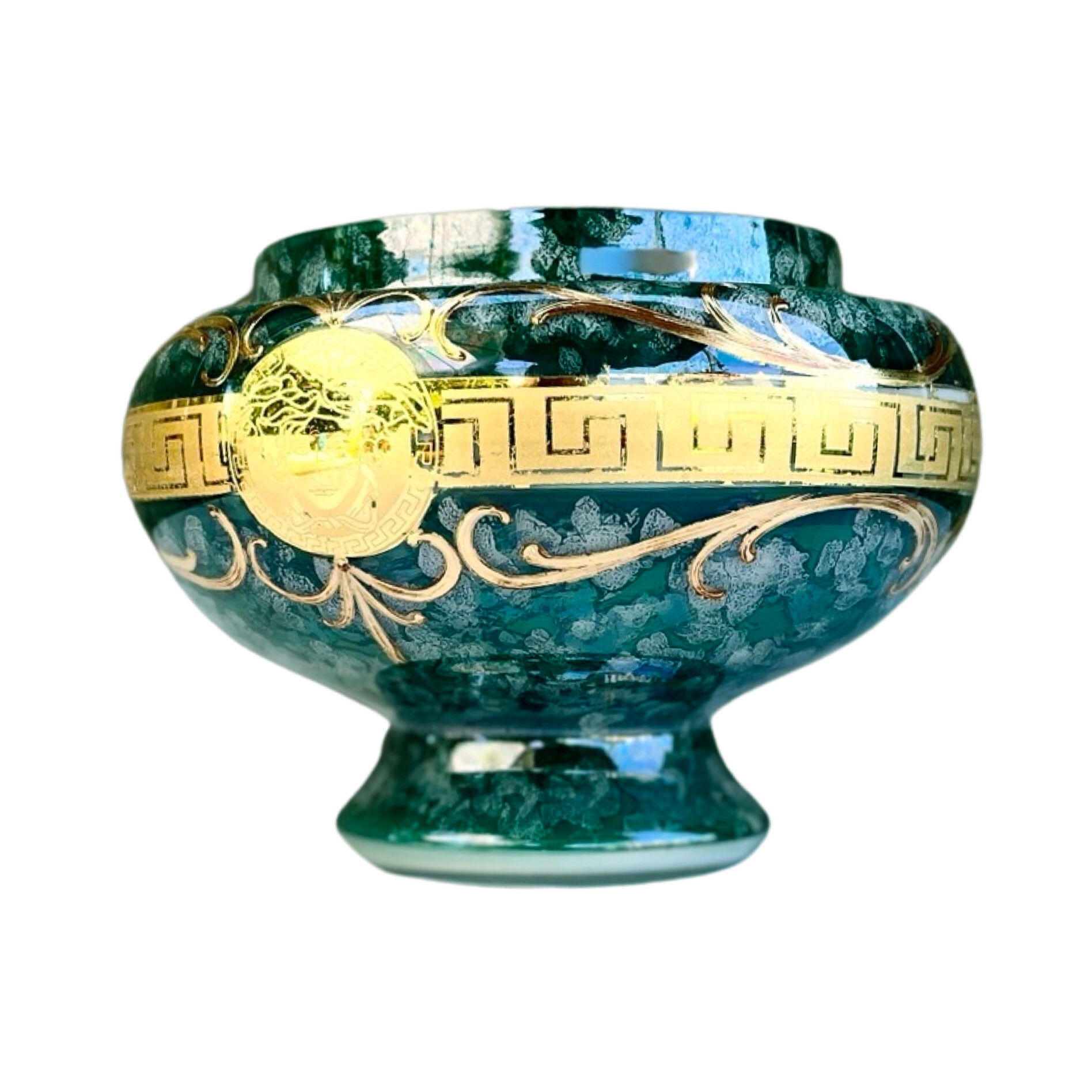 Art glass vase, Novy Bor, Czechoslovakia 1970.