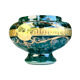 Art glass vase, Novy Bor, Czechoslovakia 1970.