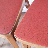 Pair of Baumann bistro chairs N°12 50s