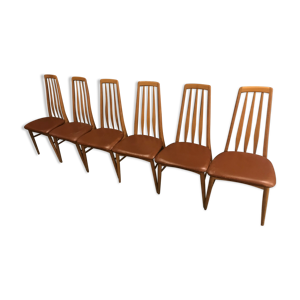 Suite de 6 chaises Eva