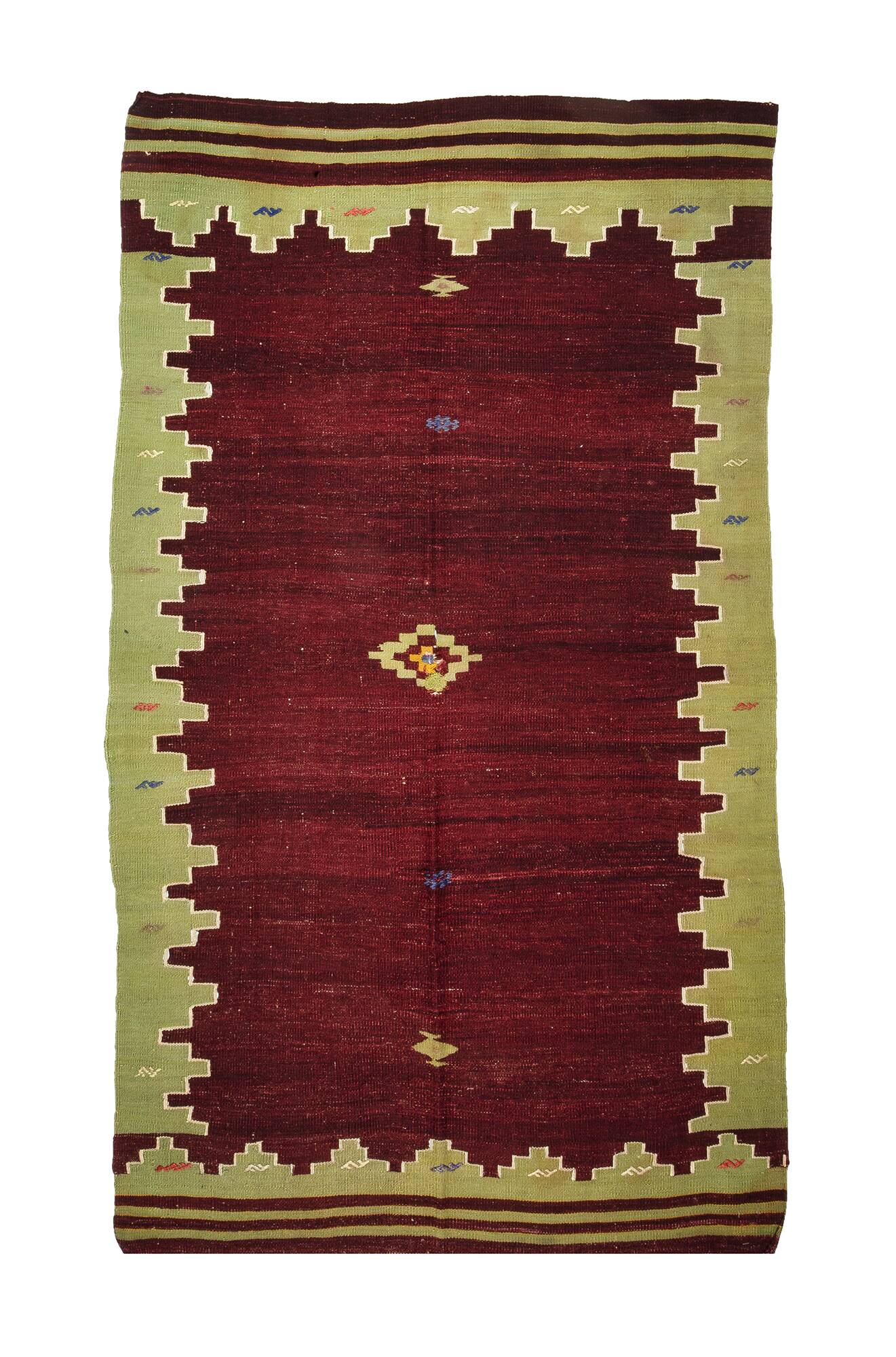 Turkish kilim rug, 217x126 cm, MYK-816