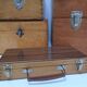 Cinq boîtes bois vintage