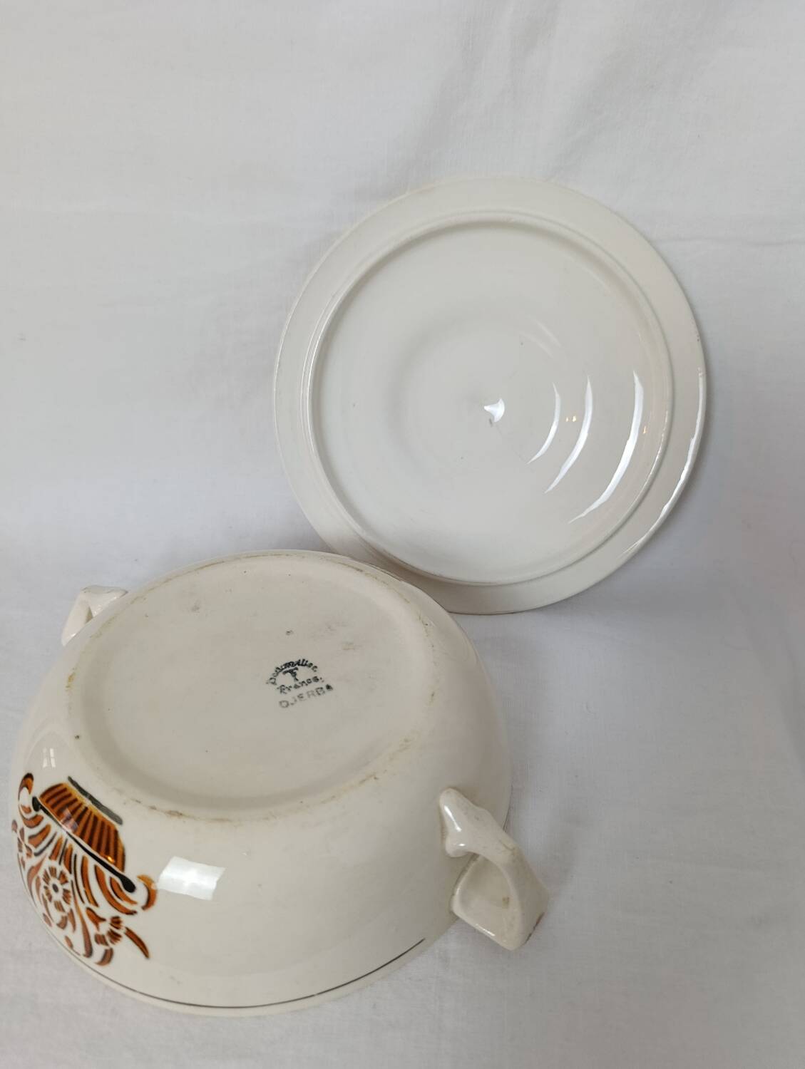 Vegetable dish/ Soup tureen Badonviller model DJERBA