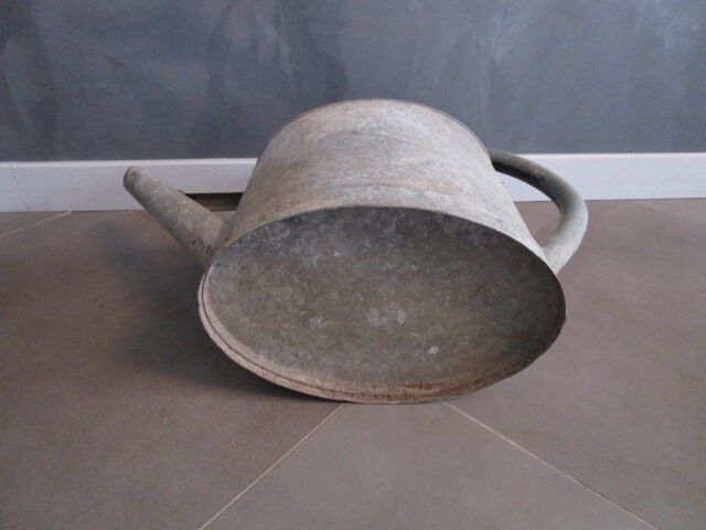 Old zinc watering can
