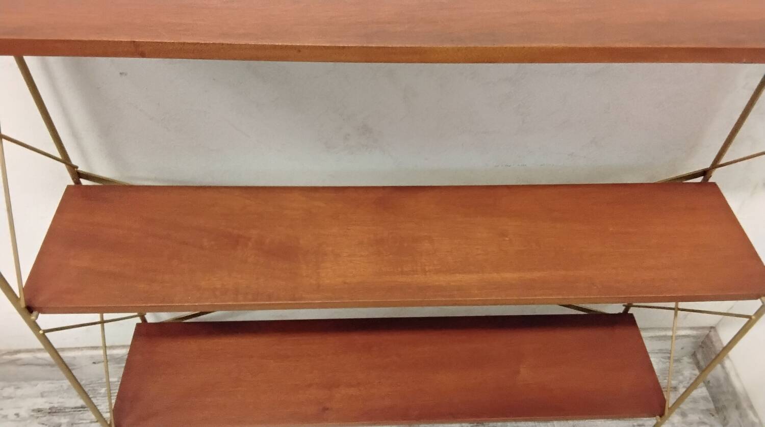 3 étagères sur pied scandinaves vintage