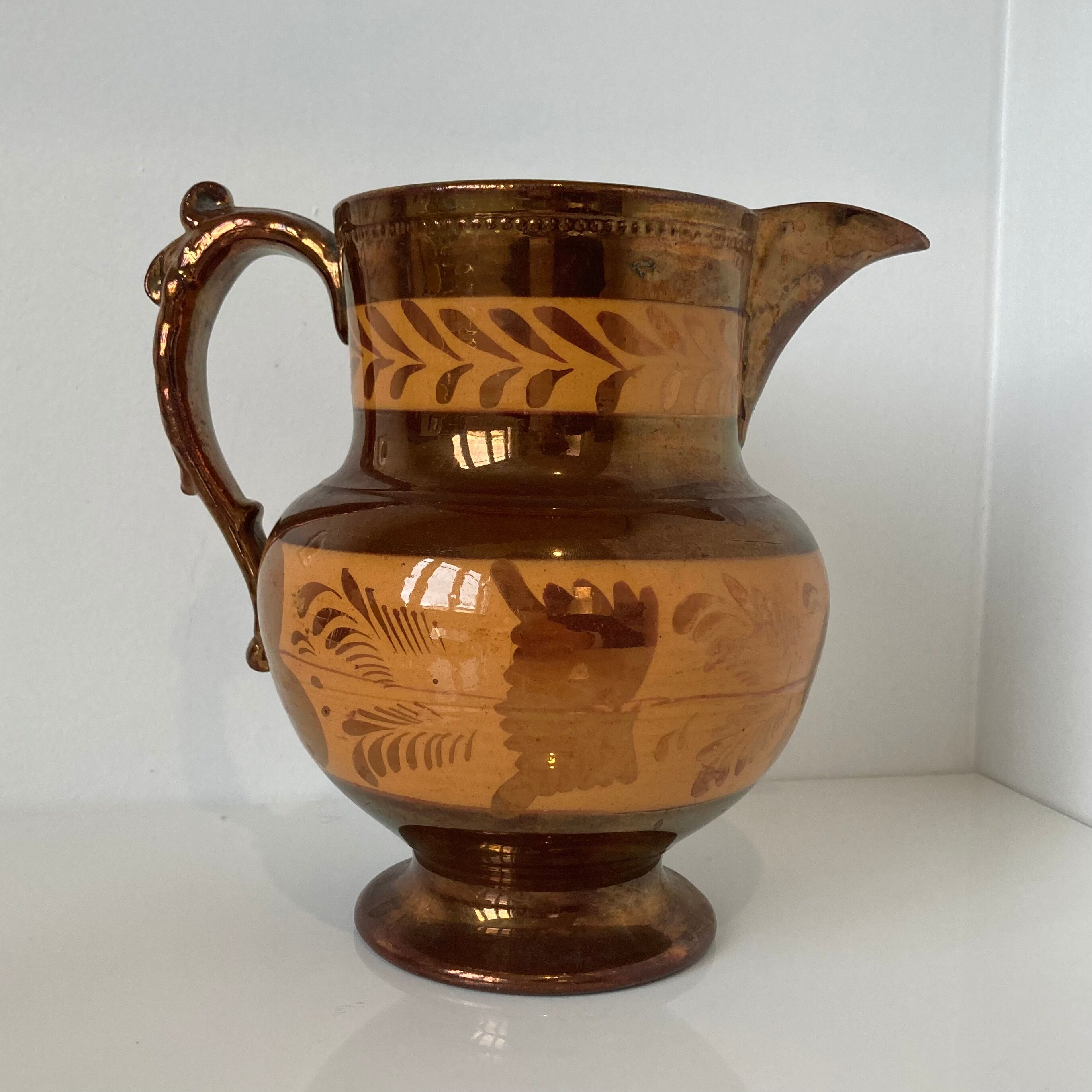 Jersey Metal Chandelier Ceramic Pitcher