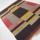 Rare Geometric Carpet by Antonin Kybal, 1948s