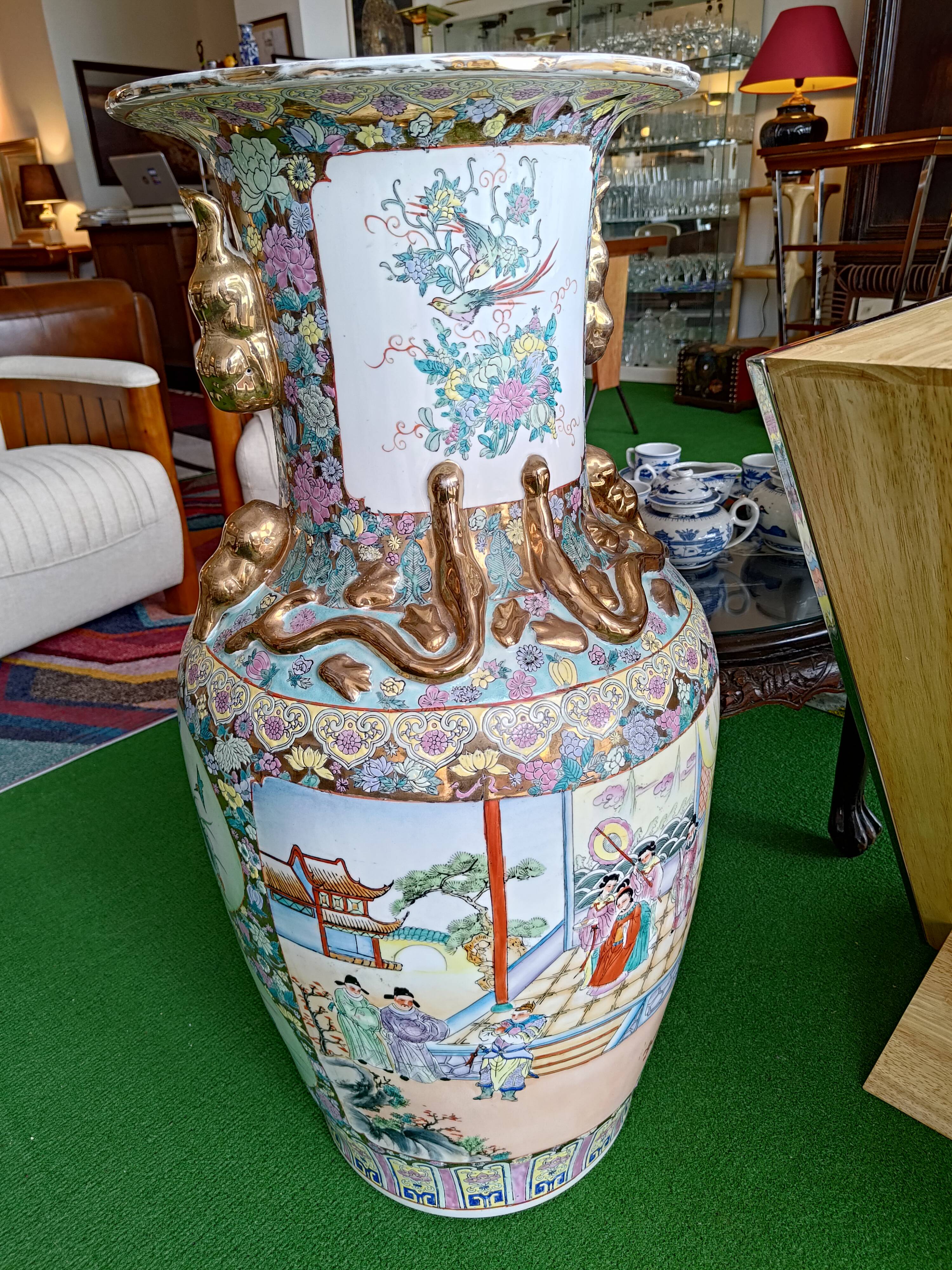 large Chinese vase