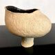 Sculptural studio ceramic art pottery vase, Germany 1966