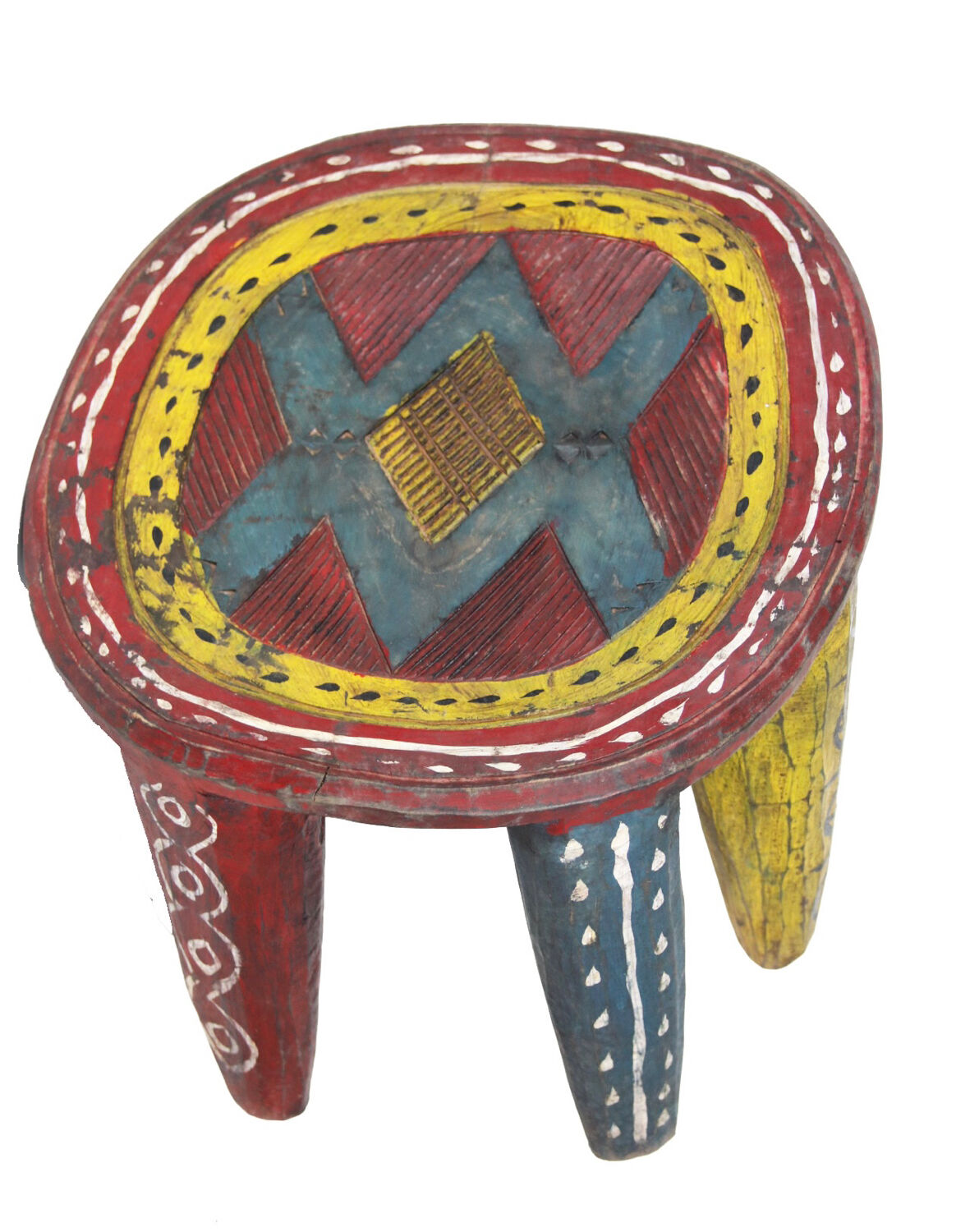 African nupe stool from nigeria