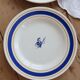 Vintage Gien Gondolo Biscuit dessert plate set