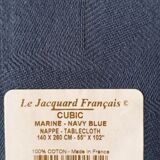 Le Jacquard Français nappe Cubic 100 % coton