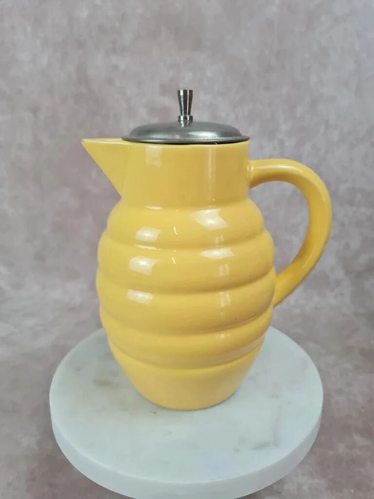 Old Saint-Clément pitcher no. 869 with original metal filter.
