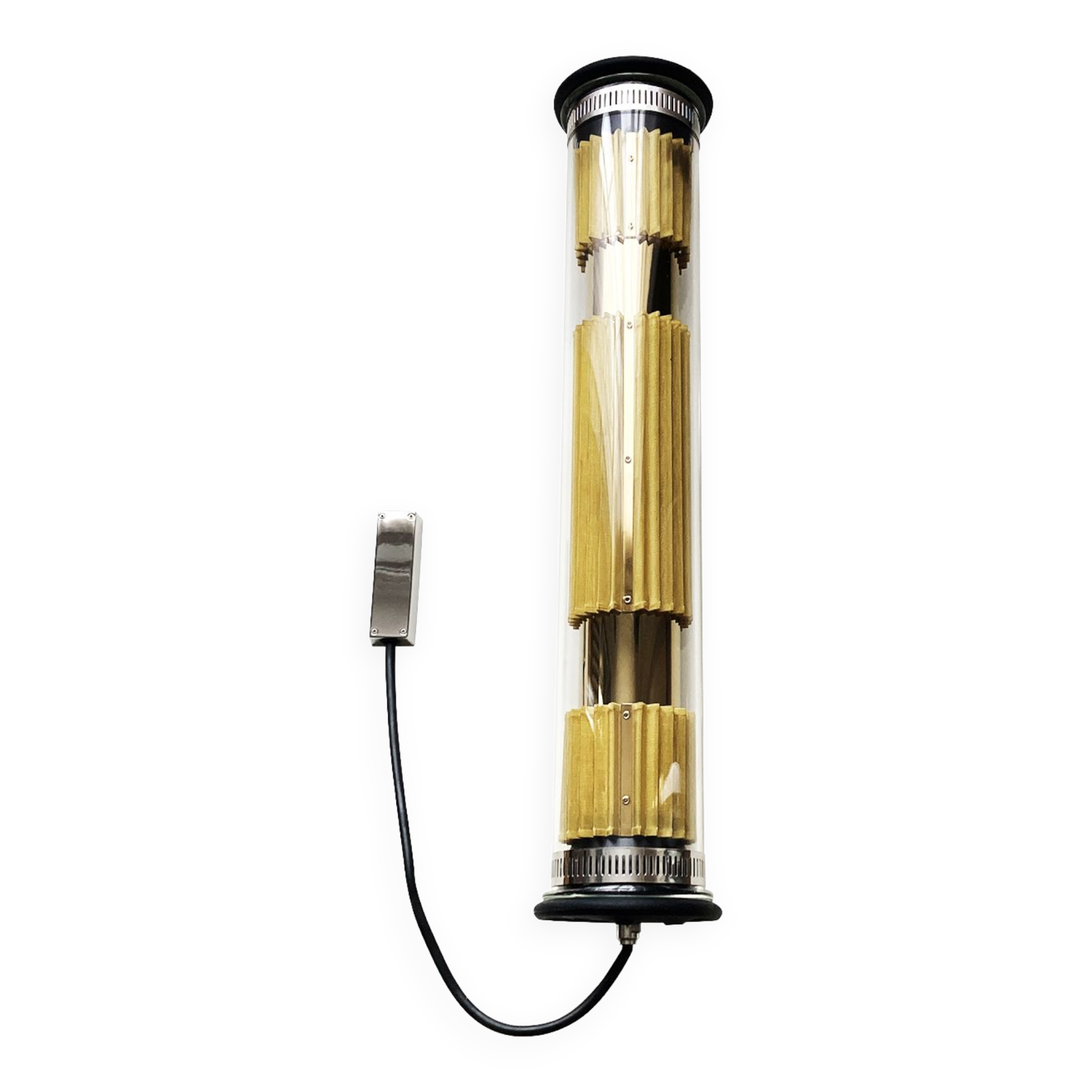 Wall lamp In The Tube 120-700 glass metal / L 72 cm - DCW editions