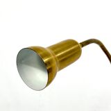 Vintage Italian adjustable brass table lamp from 60s