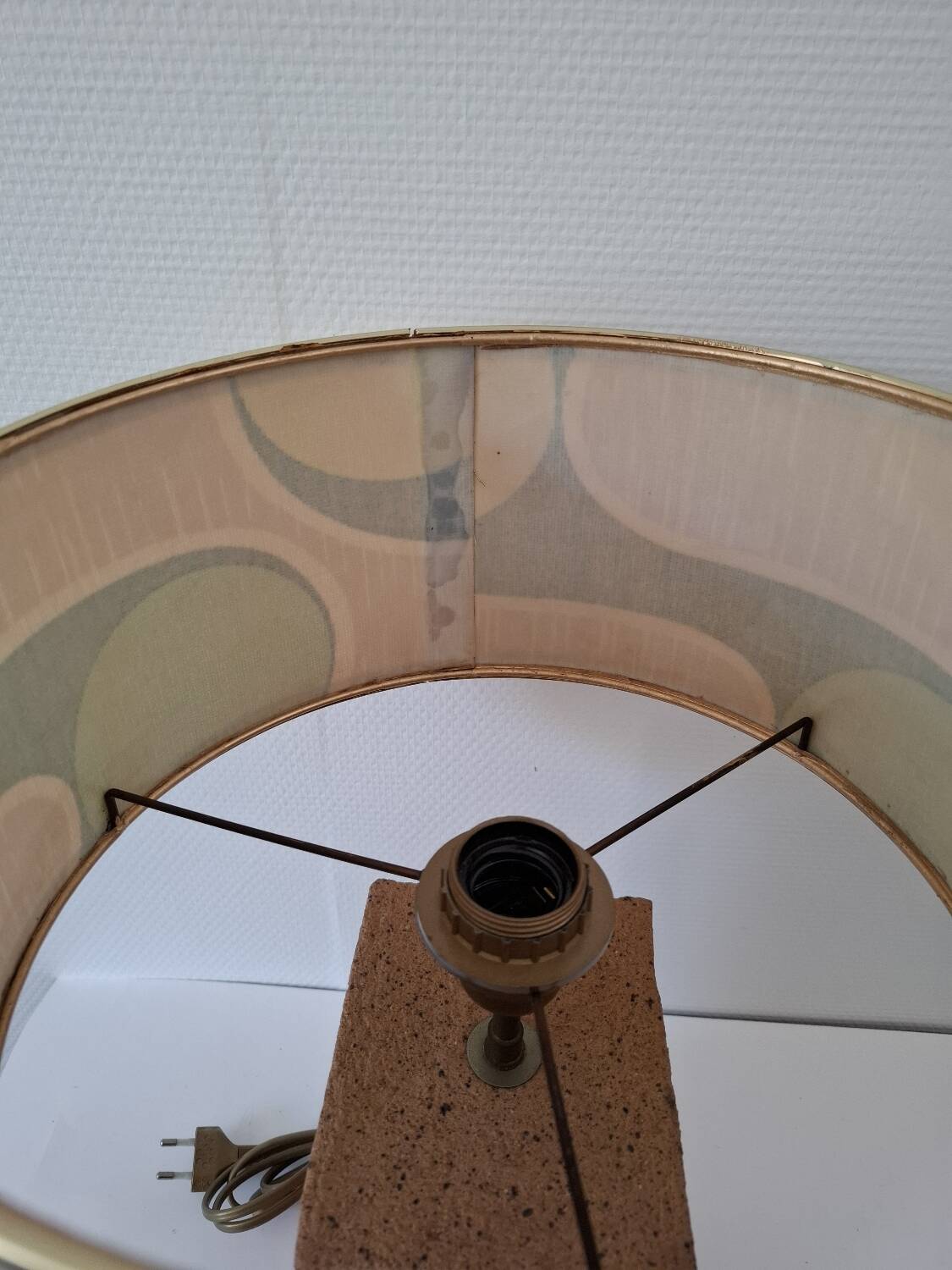 Lampe en céramique 70's