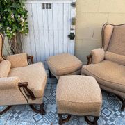 Paire de fauteuils Bergère