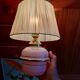 Old Clichy glass table lamp