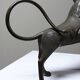 Subject, lion, hyena, Bronze beast from Benin Dahomey Cotonou vintage/antique.
