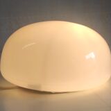 Ceiling lamp or wall lamp in opaline glass, 60s/70s
