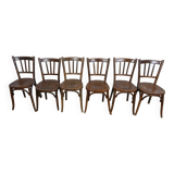 6 Baumann bistro chairs from the 1920s-30s