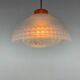 Mid-century plastic and glass pendant, czechoslovakia
