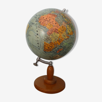 Earth Globe Forest end 19th H39 cm