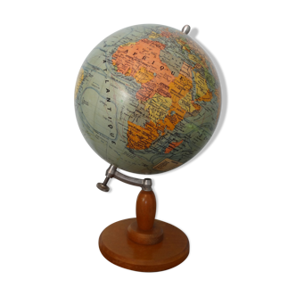 Earth Globe Forest end 19th H39 cm