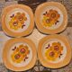 4 vintage plates 1970s mondovi italy