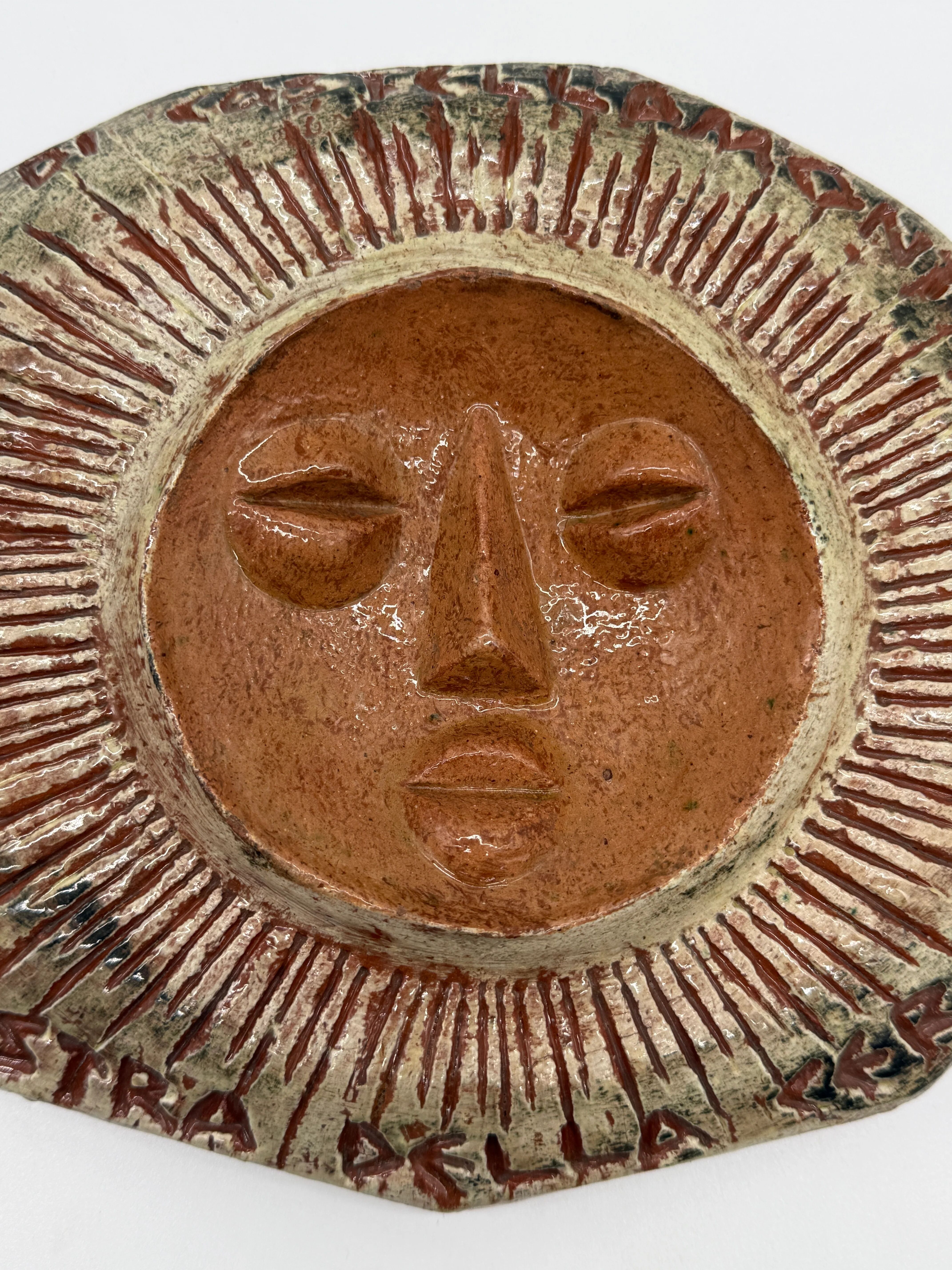 Wall ceramic "Sun" — Clizia (Mario Giani), 1979