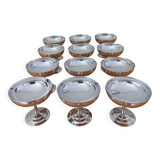 Rémy Letang stainless steel ice cream cups, set of 12