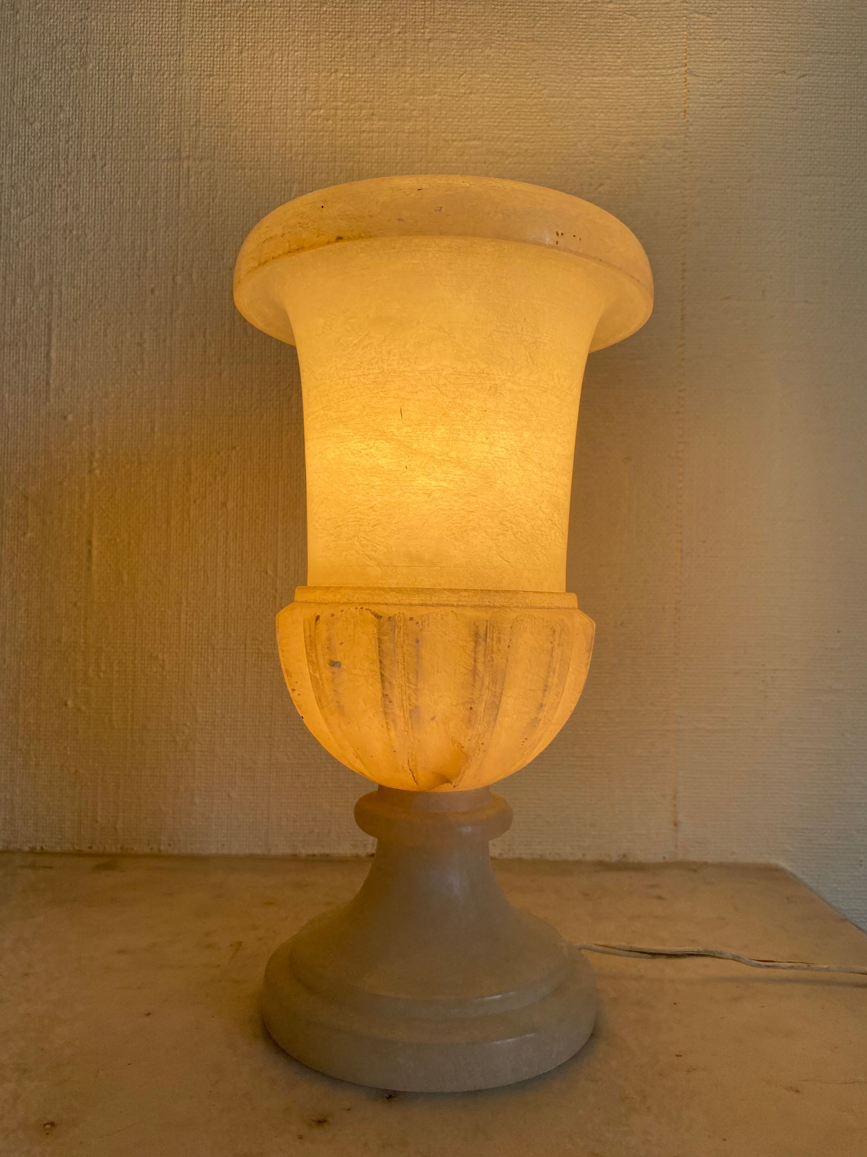 Alabaster lamp