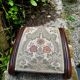 Napoleon III style footrest with upholstery