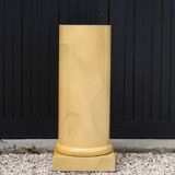 Wooden column imitation marble, display, 80s