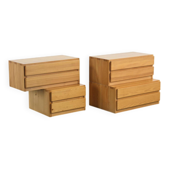Set of chests of drawers by Maison Regain, 1970s