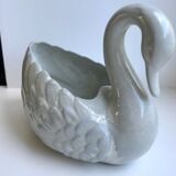 Empty ceramic swan pocket 60s