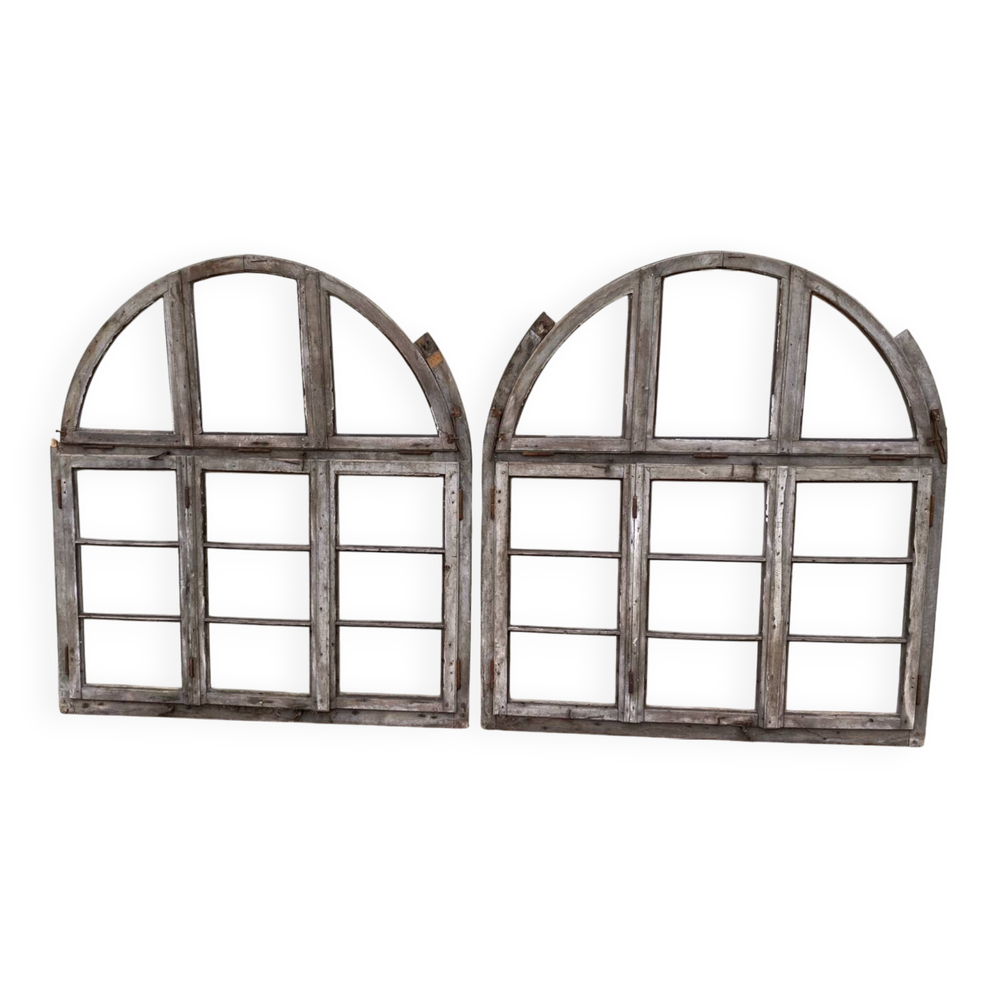 Factory window frame pair