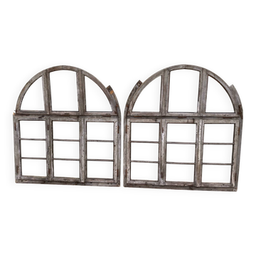 Paire de châssis de fenêtre usine