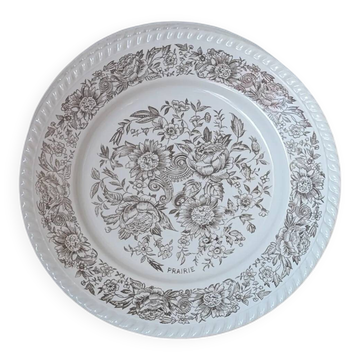 Ensemble de 4 assiettes, prairie