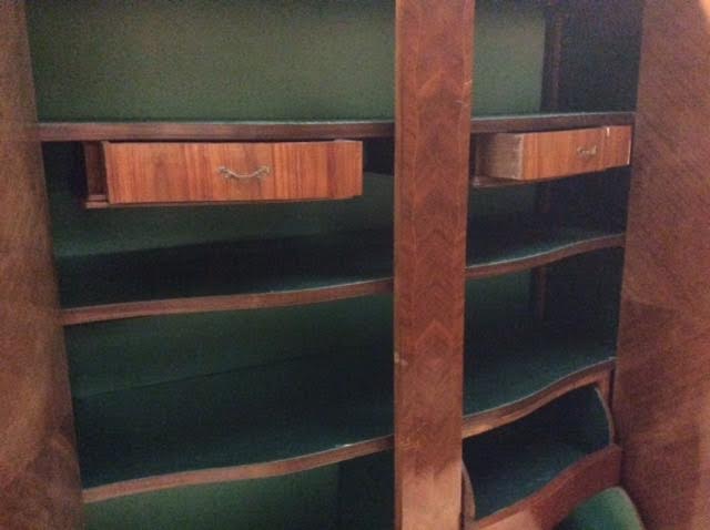 Rosewood marquetry cabinet