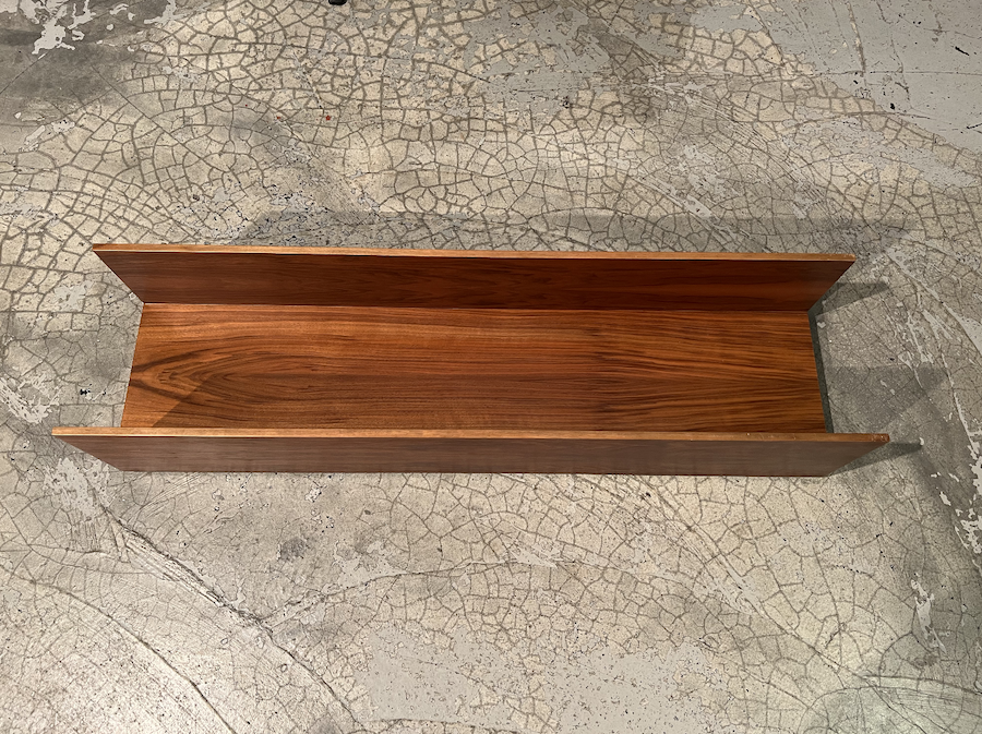 Rosewood wall shelf by Walter Wirz for Wilhelm Renz, 60s.