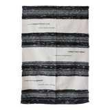 Handwoven recycled cotton rug - 170 x 240 cm