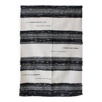 Tapis artisanal tissé main en coton recyclé - 170 x 240 cm