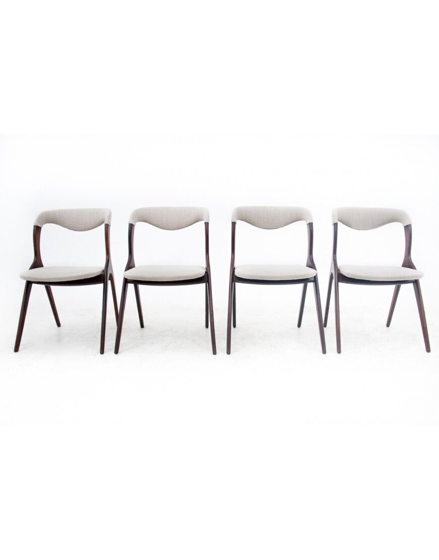 A set of chairs, Denmark, 1960s. After renovation.
