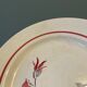 Lot de 12 assiettes semi creuses Sarreguemines, modèle « Clématites »