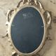 Old mirror gilded resin 29x19 cm