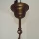 French Mid Century Brass & Copper 6 Light Traditional Style Chandelier 5571