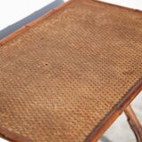 Folding bamboo table side table colonial style table, veranda, patio, interior decor