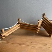Vintage Scandinavian scissors wall light